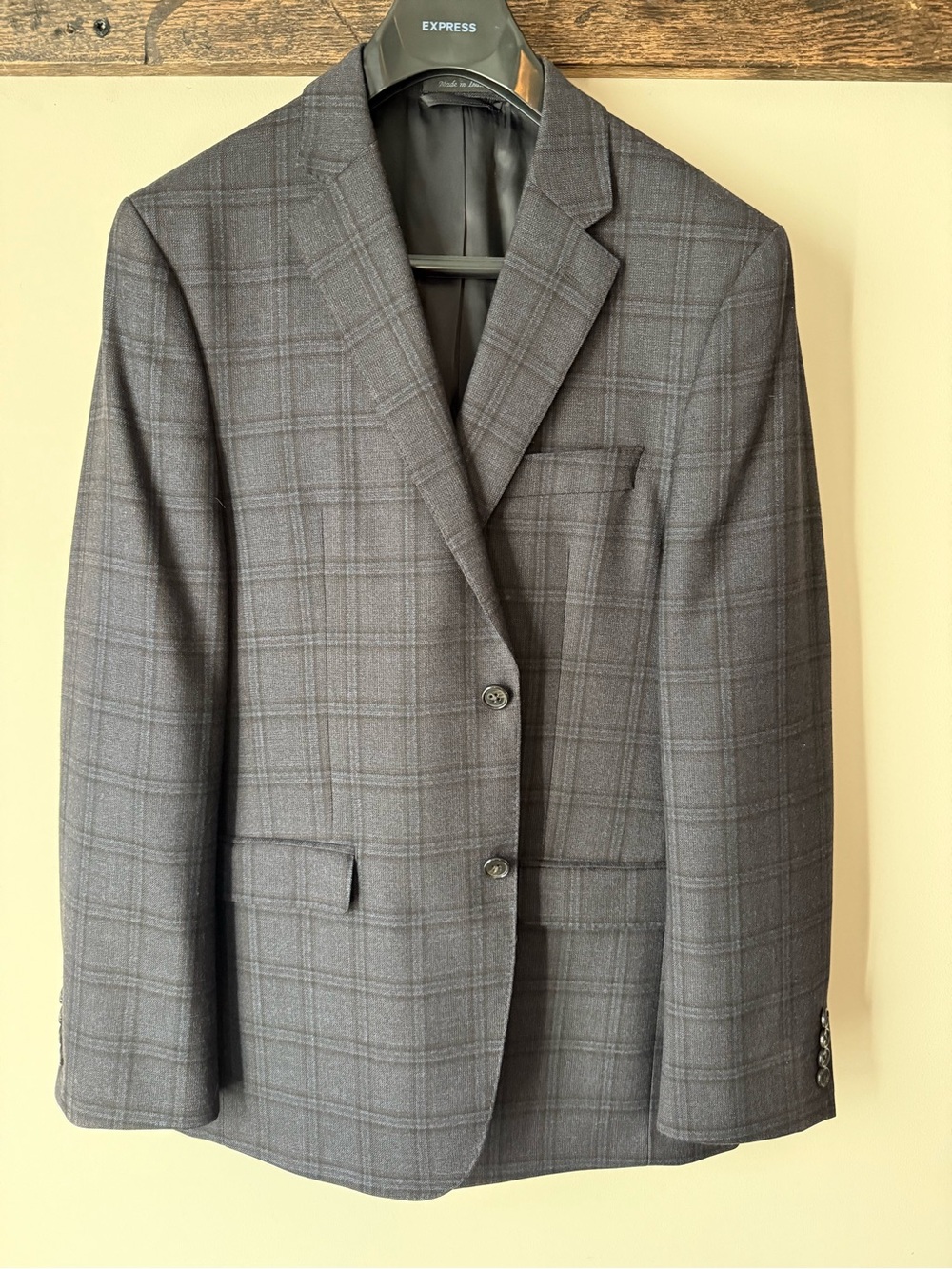 Ralph Lauren Gray Plaid Sport Coat